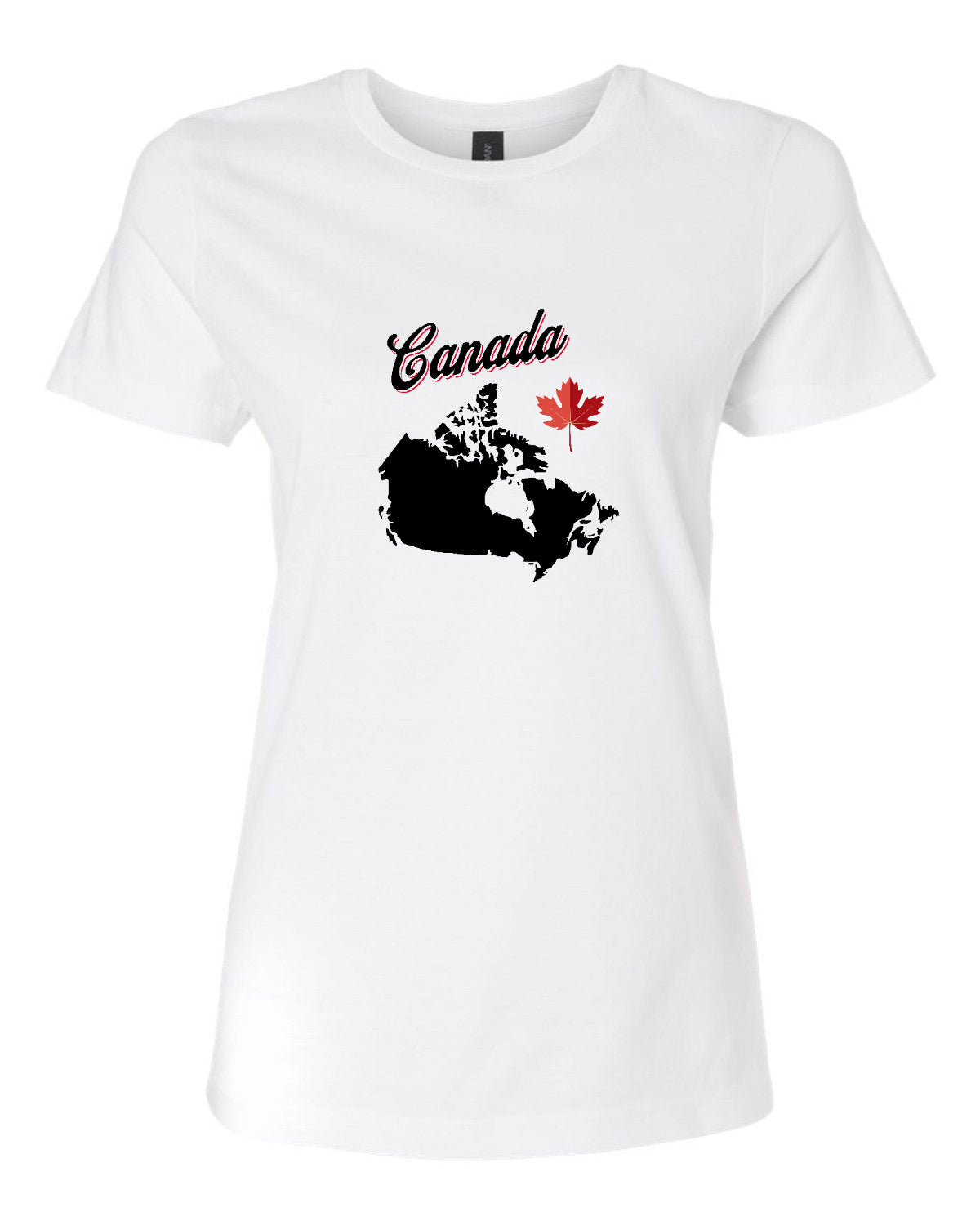T-shirt blanc à manches courtes pour femme