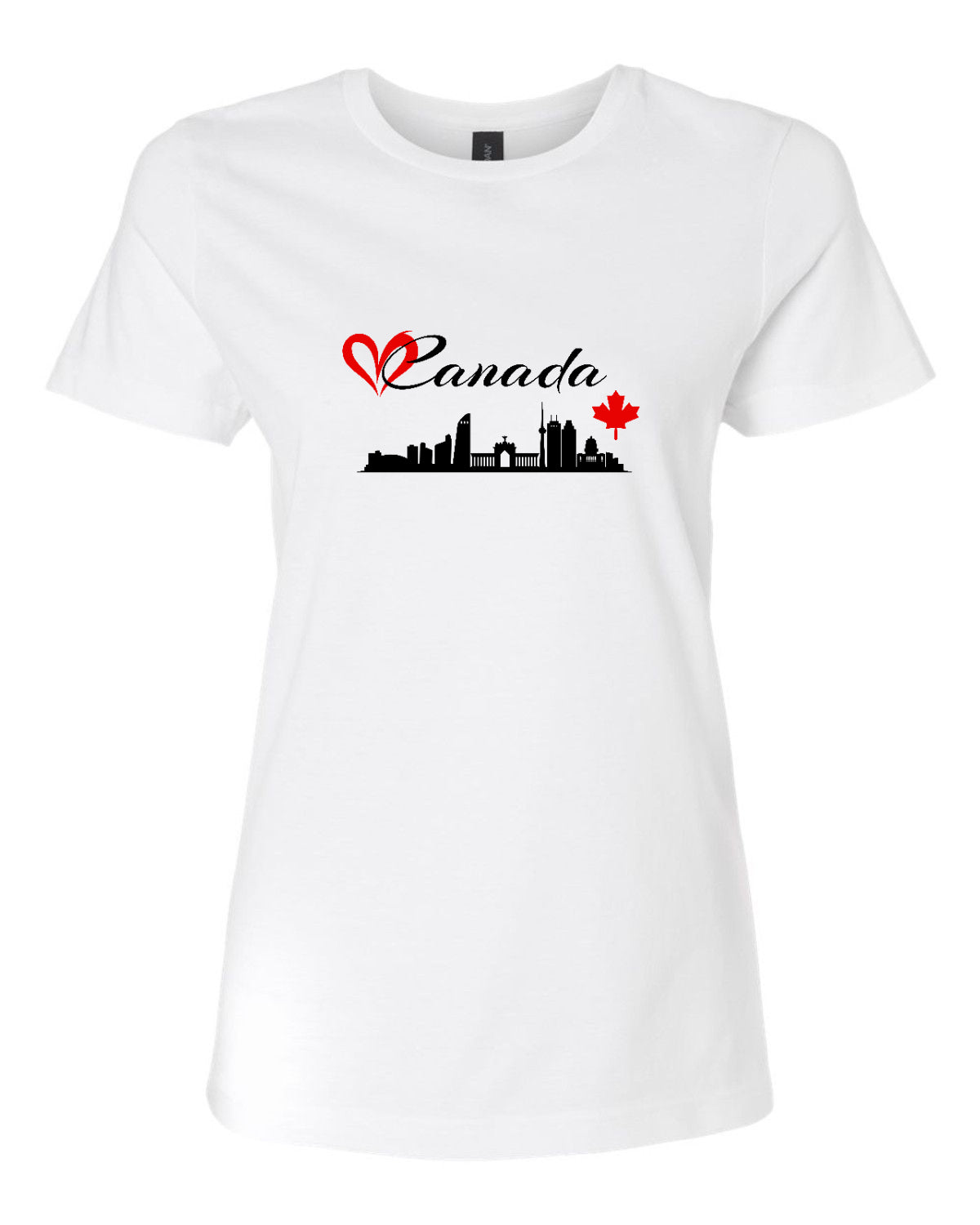 T-shirt blanc à manches courtes pour femme