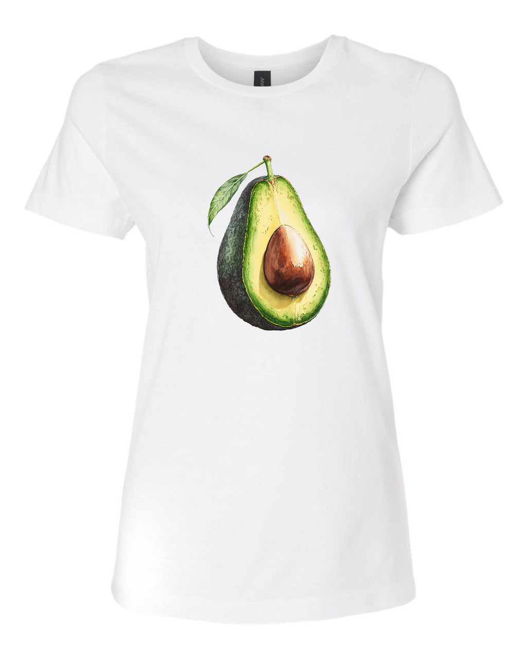 Women’s short sleeve t-shirt white Kiwi print