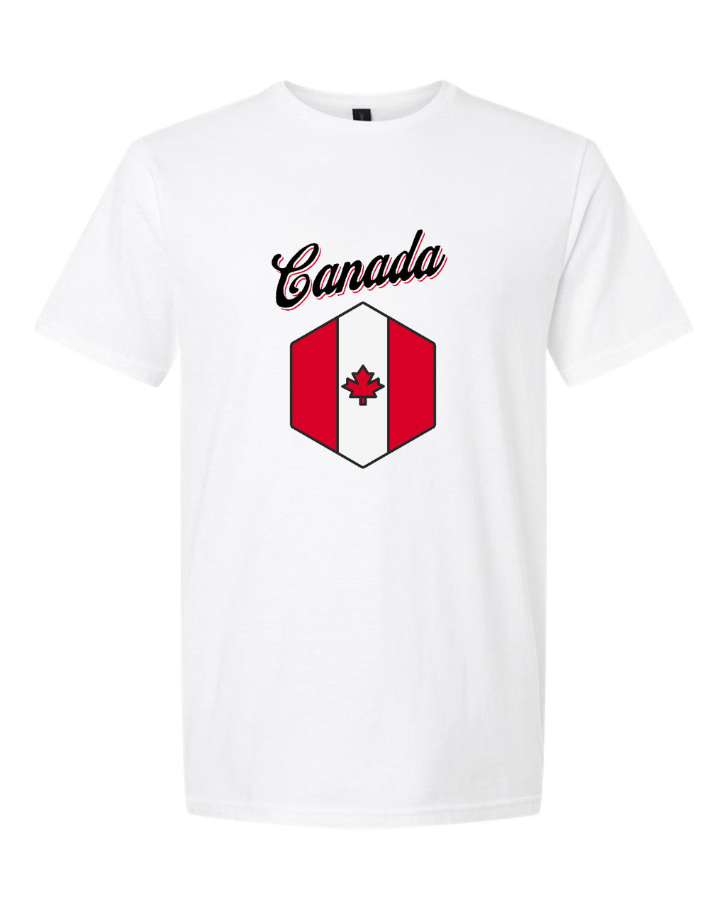 Men’s short sleeve t-shirt white Canada print