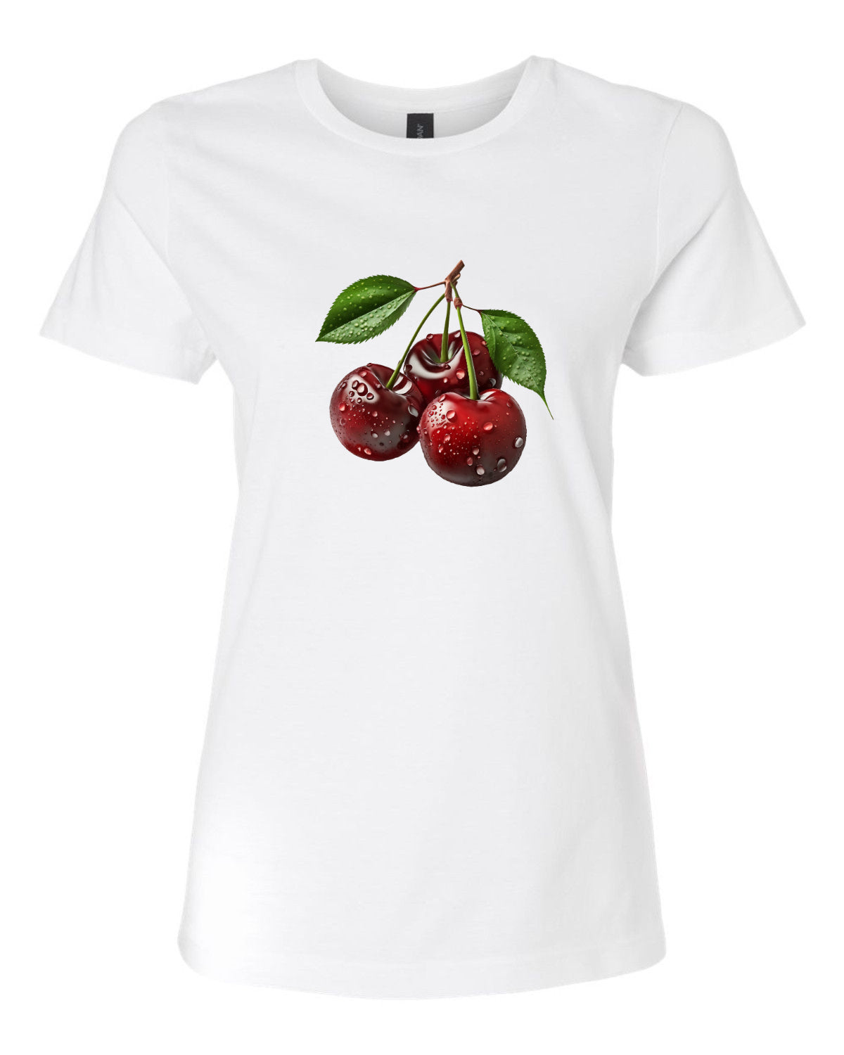 T-shirt blanc à manches courtes pour femme