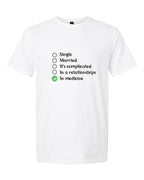 Men’s short sleeve t-shirt white medicine print