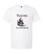 Men’s short sleeve t-shirt whit please hold print