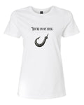 Women’s short sleeve t-shirt white Hook print