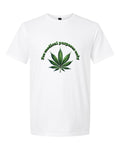 Men’s short sleeve t-shirt white grass print