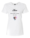 Women’s short sleeve t-shirt white nurse print