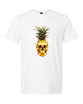 Men’s short sleeve t-shirt white pineapple print