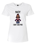 Women’s short sleeve t-shirt white woman print
