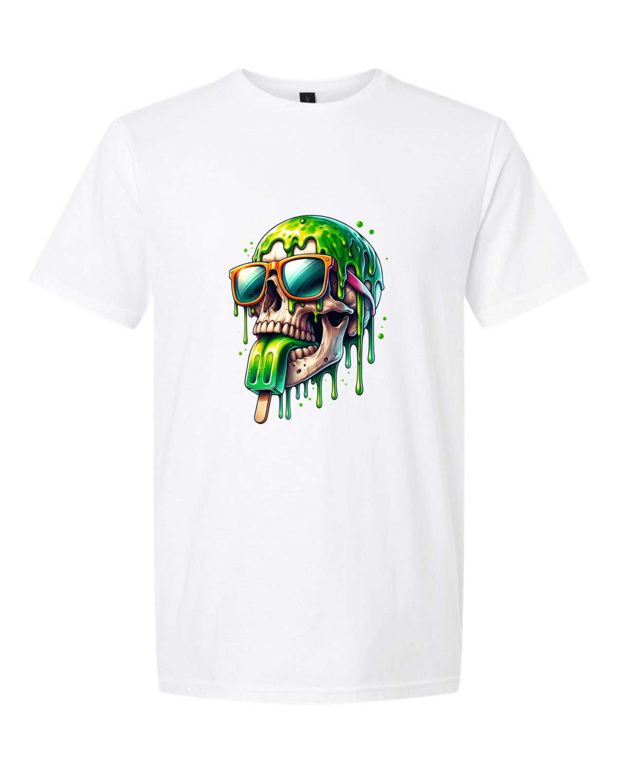 Men’s short sleeve t-shirt white sculp print