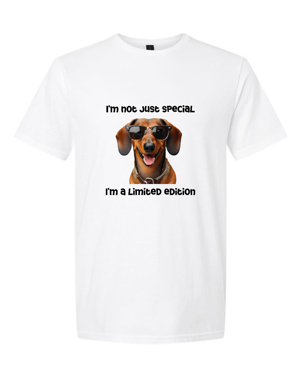 Men’s short sleeve t-shirt white limited edition print