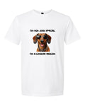 Men’s short sleeve t-shirt white limited edition print