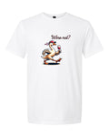 Men’s short sleeve t-shirt white wine not print